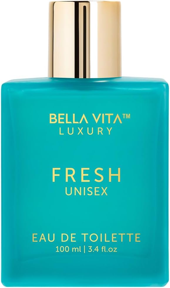 Bellavita Luxury Fresh Unisex Eau De Toilette 100Ml | Bergamot, Lavender, Vetiver & Ylang Ylang | Long-Lasting Mens & Women Toilette With Premium Perfume Oils | Luxury Refreshing Fragrance