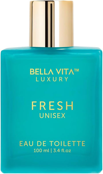 Bellavita Luxury Fresh Unisex Eau De Toilette 100Ml | Bergamot, Lavender, Vetiver & Ylang Ylang | Long-Lasting Mens & Women Toilette With Premium Perfume Oils | Luxury Refreshing Fragrance