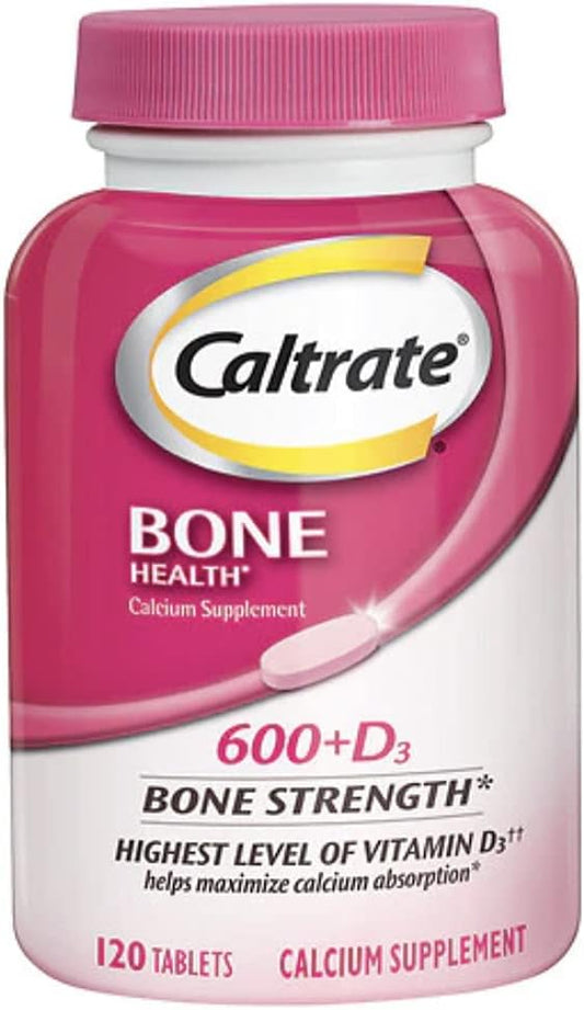 Caltrate Calcium & Vitamin D 600+D3, 120 Tablets : Health & Household