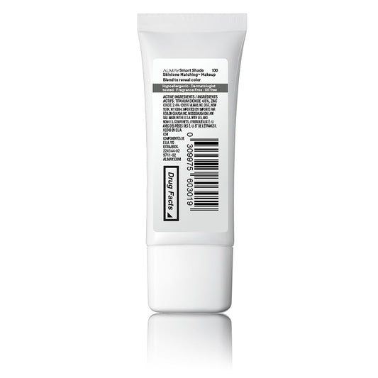 Almay Skintone Matching Foundation, Smart Shade Face Makeup, Hypoallergenic, Oil Free-Fragrance Free, Dermatologist Tested With Spf 15, Light, Medium Mine, 1 Oz