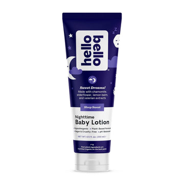 Hello Bello Premium Baby Lotion I Vegan And Cruelty Free Moisturizing, Non-Greasy Lotion For Babies And Kids I Sleep Sweet Scent I 8.5 Fl Oz (Pack Of 1)