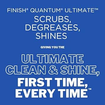 Finish Quantum Ultimate +, 88 count Dishwasher Detergent, Powerball Ultimate Clean & Shine, 88 Tabs : Health & Household