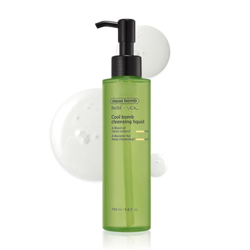 Vdl Valentines Day Gifts Coolbomb Cleansing Liquid - Gentle Vegan Formula For Moisturized Skin. Hydrating Facial Cleanser, Non-Irritating, Removes Makeup & Impurities (5.07 Fl Oz) | Korean Skincare