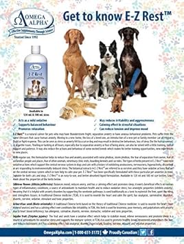 E-Z Rest 500Ml : Pet Relaxants : Pet Supplies