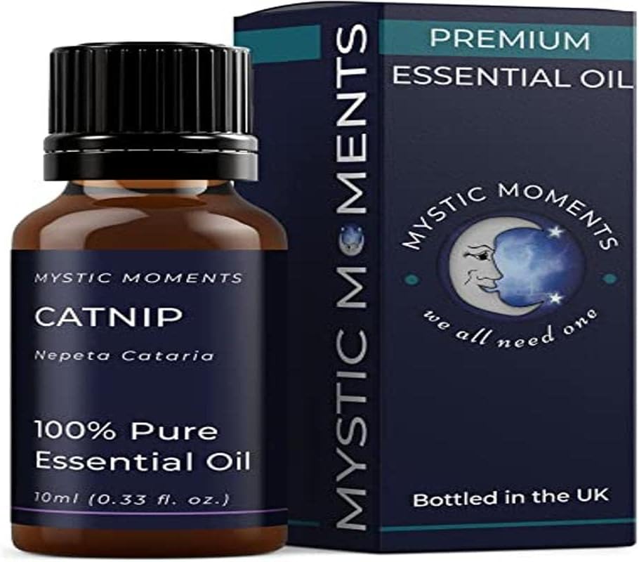 Mystic Moments | Catnip Essential Oil 10ml - Pure & Natural oil for Diffusers, Aromatherapy & Massage Blends Vegan GMO Free : Amazon.co.uk: Health & Personal Care