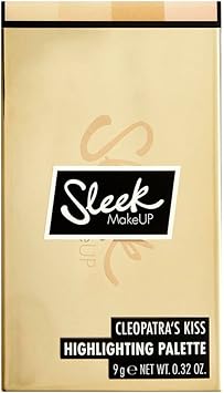 Sleek Makeup Highlighting Palette, Four Dazzling Shades For A Supercharged Glow, Long Lasting And Lightweight, Intense Colour, Solstice, 9G (Pack Of 2)