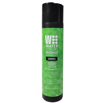 Watercolors Intense Color Depositing Shampoo, Semi Permanent Hair Color 8.5 Oz - Green