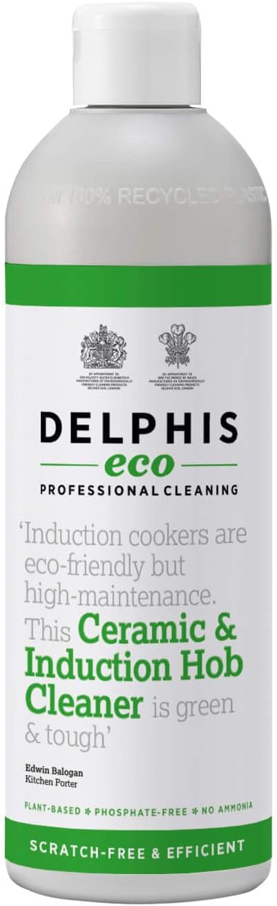 Delphis Eco Ceramic And Induction Hob Non Scratch Cleaner 500Ml Ceramic Hob Cleaner Eco Friendly Hob Cleaner