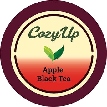 Cozy Up | 36-Count | Apple Fruit Black Tea Pods Compatible With Keurig K-Cup Brewers