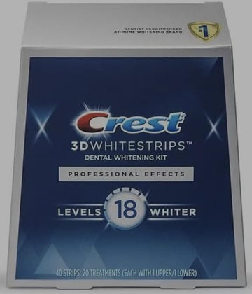 Crest 3D No Slip Whitestrips Professional Effects Teeth Whitening Kit 20 Ea