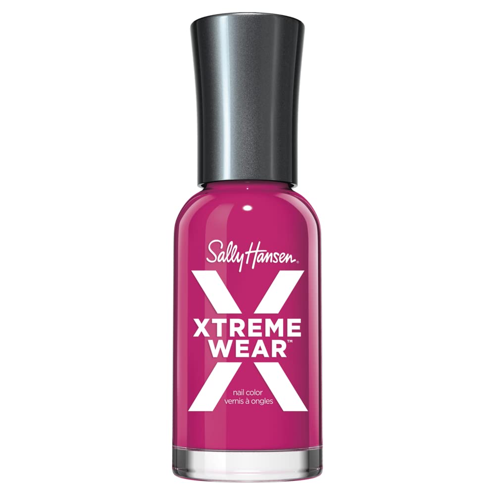 Sally Hansen Xtreme Wear Nail Polish, Fuchsia Power, 0.4 Fl. Oz