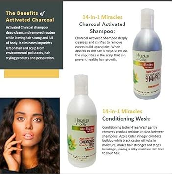 Hawaiian Silky 14-In-1 Miracles Apple Cider Vinegar Hair Set (SHAMPOO+CONDITIONING-WASH+TREATMENT)