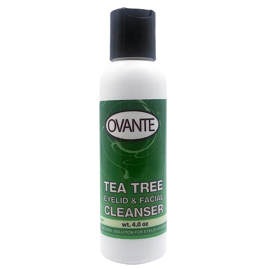 Ovante Tea Tree Oil Eyelid, Facial Cleanser Wash For Demodex Prone Skin 4.0 Oz : Beauty & Personal Care