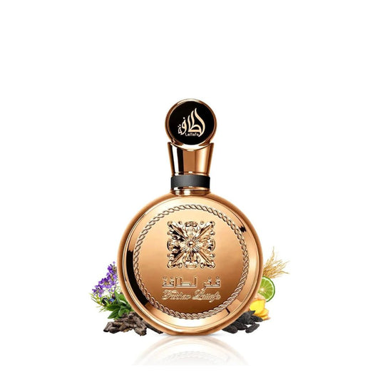 Lattafa Fakhar Gold Extrait - Floral, Amber, Woody - Eau De Parfum Long-Lasting Fragrance For Unisex, 3.40 Ounce / 100 Ml