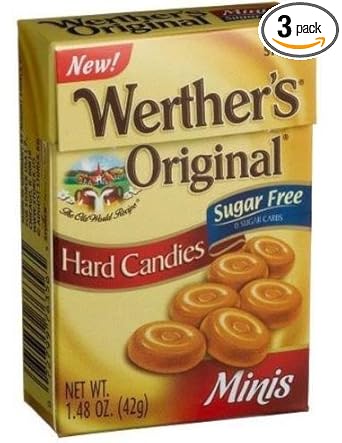 Werthers Original, Sugar Free Box, 1.5 Ounce : Caramel Candy : Grocery & Gourmet Food