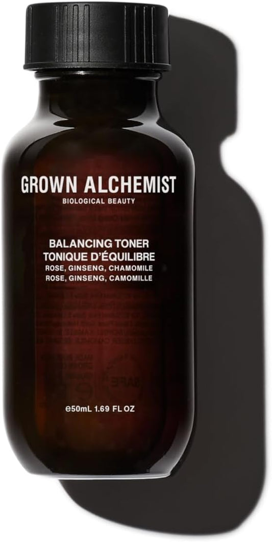 Grown Alchemist Am Routine Mini Skincare Set - Beauty Gift Exclusive, Moisturiser 12 Ml, Facial Masque 20 Ml, Toner 50 Ml, Face Primer 12 Ml, Skincare Gift For Women, Men