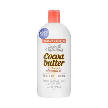 Fruit Of The Earth Smooth Hydrating Cocoa Butter With Aloe & Vitamin E Skin Care Lotion, 16 Oz : Beauty & Personal Care