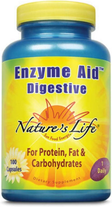 Nature's Life Enzyme Aid Digest Cap | 100 ct : Health & Household