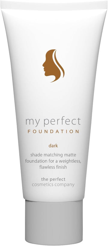 My Perfect Foundation, Penny Lane, 40Ml Flawless Buildable Base, Medium Shade, Instant Results, Anti-Ageing Velvety Foundation Formula, Matt Finish, Full Coverage, 3 Month Supply, As Seen On Tv