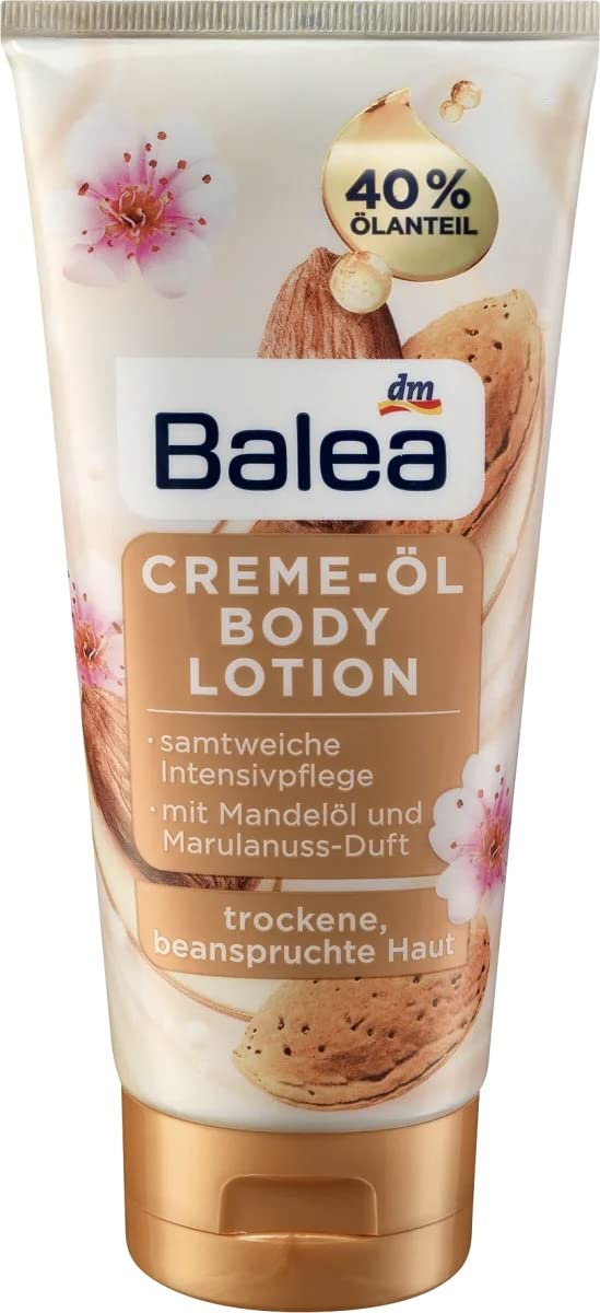 Balea Cream Oil Body Lotion Almond Oil, 200 Ml