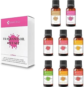 8 Piece 10ml Fruity Fragrance Oil Gift Set 2 : Amazon.co.uk: Health & Personal Care