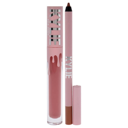 Kylie Cosmetics Matte Lip Kit - 808 Kylie For Women - 2 Pc 0.10Oz Matte Liquid Lipstick, 0.03Oz Lip Liner