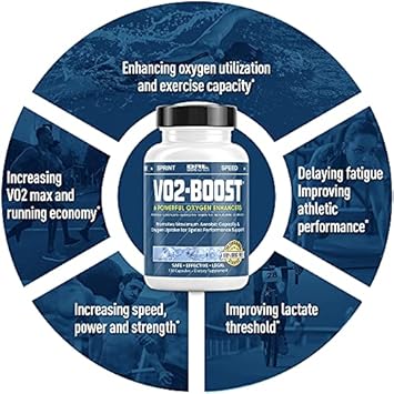 Natural Endurance And Oxygen Supplement To Help Vo2 Max W/Rhodiola Rosea, B12, And Alpha Lipoic Acid (120 Capsules) (30 Day Supply)