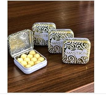 Mastikaa Gum | Natural Premium Mastic Chewing Gum | Sugar Free + Aspartame Free | Long Lasting Mastic Flavor | Pack Of 12 Pieces [Uae] Ma