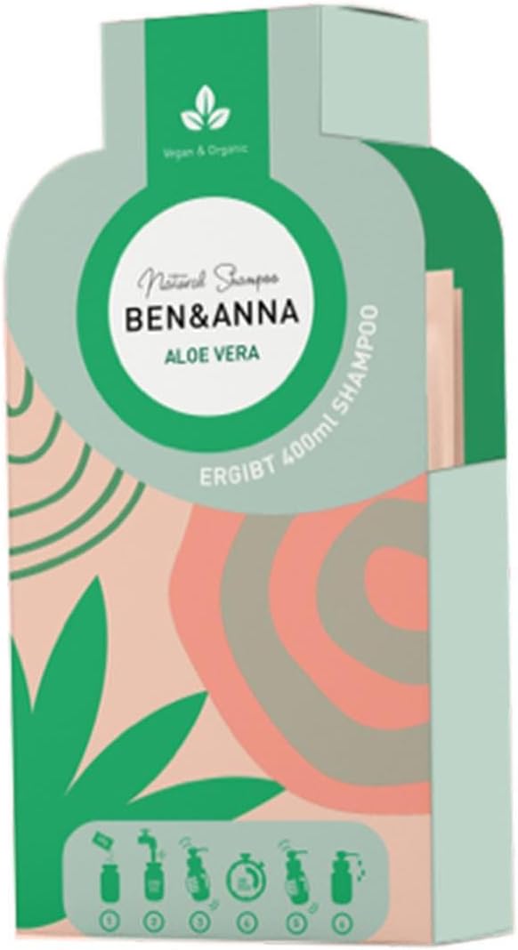 Ben & Anna Natural Aloe Vera Shampoo Flakes 2X 20G