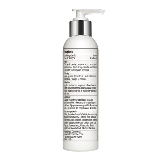 Control Corrective Salicylic Wash 2%, 6.7 Fl Oz - Excellent For Oily Or Acne-Prone Skin, Creamy/Gel Cleanser Helps Reduce And Control Breakouts Without Overstripping