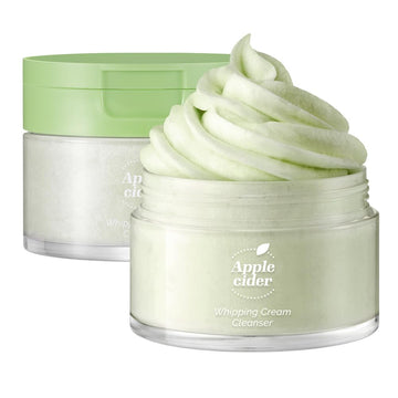 Ariul Apple Cider Whipping Cream Cleanser – Effective Pore Cleansing, Refreshing & Balancing, Rich Foam With Natural Ingredients, Korean Skin Care, 100G / 3.38 Oz