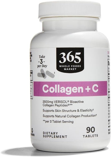 Whole Foods Market, Collagen Verisol 2500Mg, 90 Count