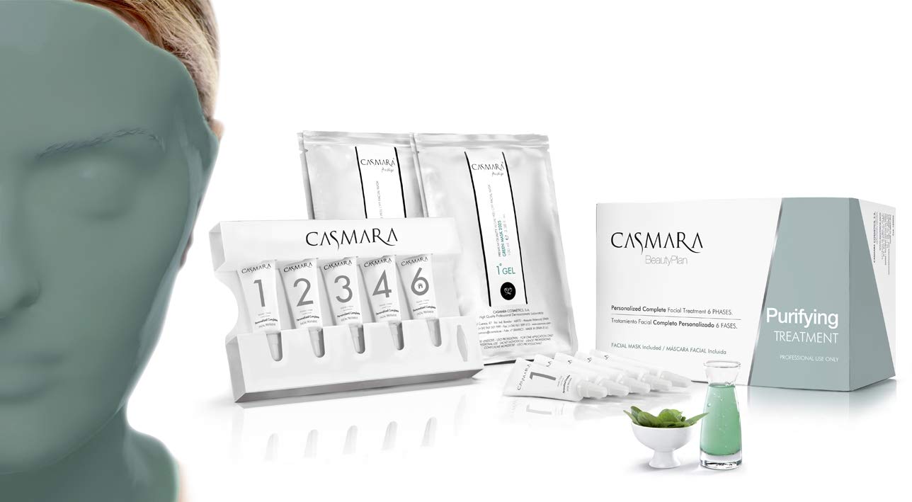 Casmara Purifying Oxygenating Treatment Set With 2 Peel Off Masks Included