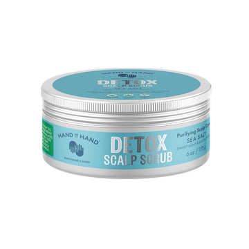 Hand In Hand Detox Purifying Scalp Scrub For All Hair Types, Sweet Mint & Eucalyptus, Sea Salt Scent, 6 Fl Oz
