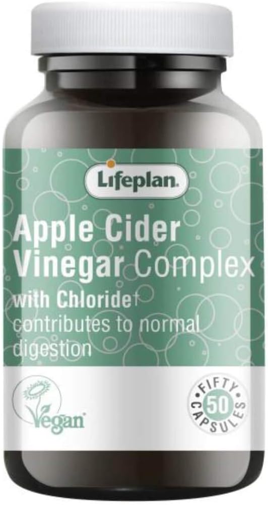 Lifeplan Apple Cider Vinegar Complex Capsules x 50. Award Winning Product. with sea kelp, Dandelion & Burdock. : Amazon.co.uk: Health & Personal Care