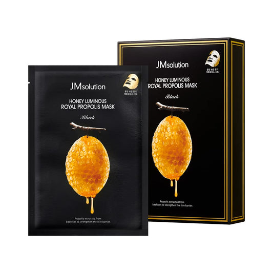 Jmsolution Skin Care Bundle- Heart Leaf Micro Cleansing Foam With Honey Roal Propolis Mask