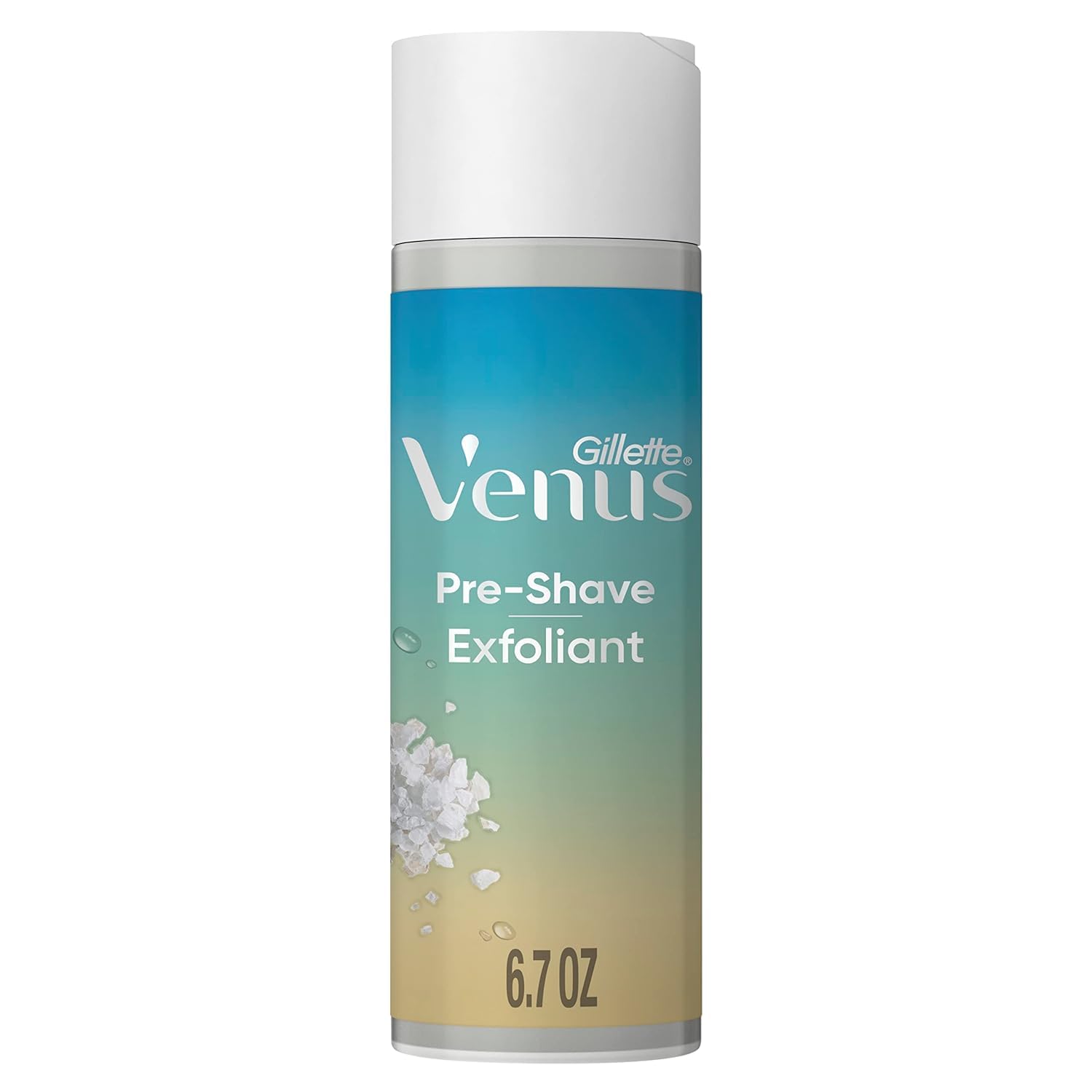 Gillette Venus Women'S Exfoliant Scrub, Pre-Shave Sea Salt Exfoliant Scrub – 6.7 Oz