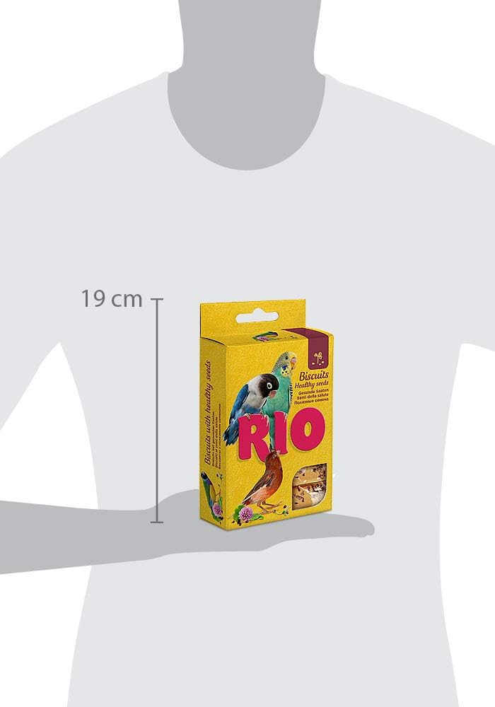 Rio Biscuits for all birds with healthy seeds, 35 g :Pet Supplies