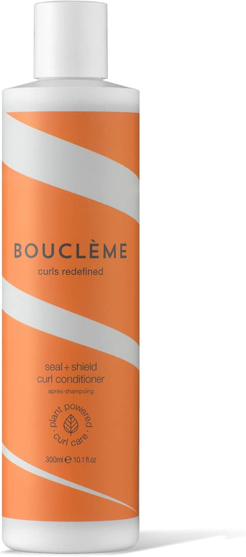 Bouclème Seal + Shield Conditioner - Hydrating Conditioner To Protect Against Humidity - 97.14% Naturally Derived Ingredients And Vegan - 300Ml, White