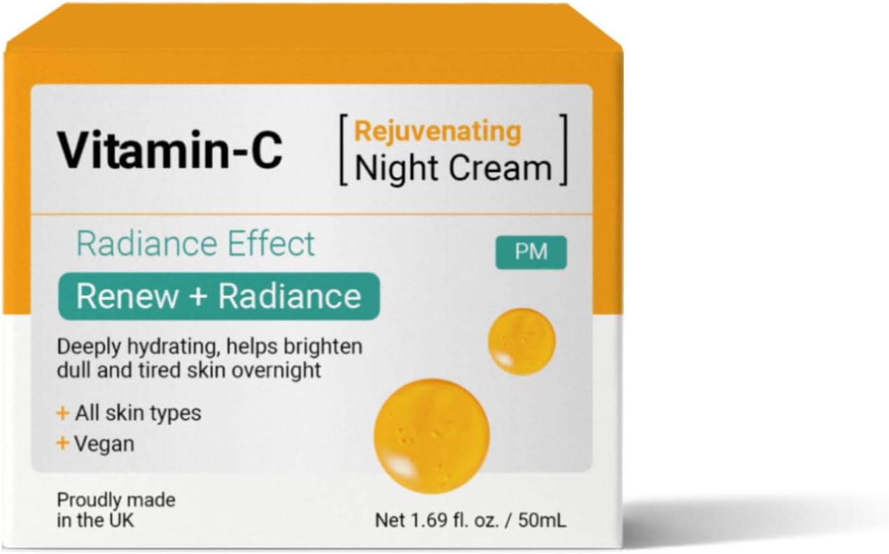 Skin Academy London | Botanical Beauty Hydrating Night Cream | 98% Nature Derived | Vegan | 50Ml