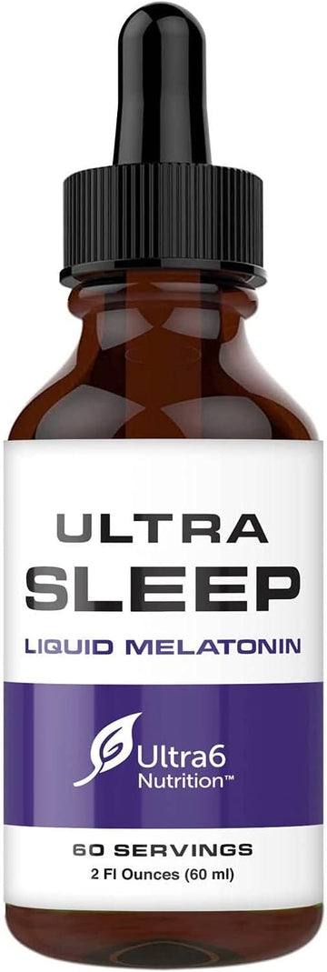 Melatonin Drops With Valerian Root - Liquid Melatonin Sleeping Supplement With 5 Htp & Passion Flower - A Liquid Sleep Aid Strength Blend For Adults