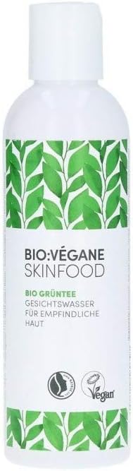 Bio:Vegane Skinfood Organic Green Tea Face Toner For Sensitive Skin 6.8 Fl Oz (200 Ml)