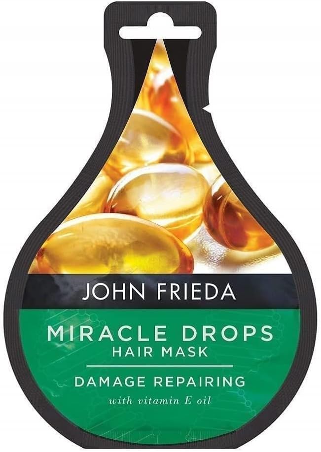 John Frieda Miracle Drops Damage Repairing Hair Mask 25 ml, Restoring and Hydrating Deep Conditioner for Dry, Damaged and Stressed Hair : Amazon.co.uk: Beauty
