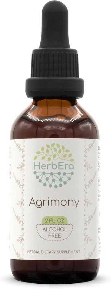 Agrimony B120 Alcohol-Free Herbal Extract Tincture, Super-Concentrated Agrimony (Agrimonia Eupatoria) (4 Fl Oz)