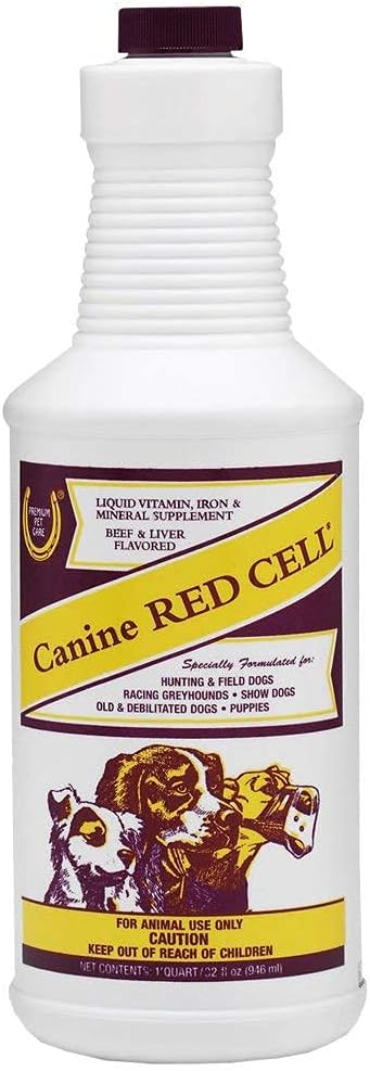 Canine Dog Red Cell Nutritional Supplement Vitamins 32 fl oz : Pet Supplies