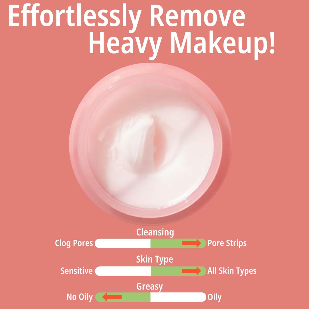 Daymellow Light Clean Pink Balm Cleanser 3.04Fl.Oz/90Ml, Face Cleansing Balm, Deep Cleanser, Makeup Remover, Pore Cleansing, Gentle Exfoliating, Moisturizing, Blackhead Remover, Korean Skincare : Beauty & Personal Care