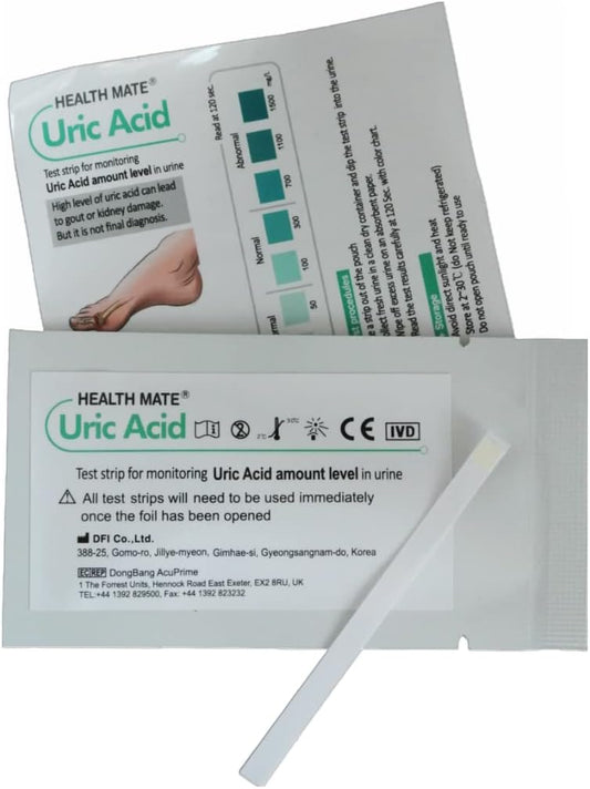 10 X Gp Professional Uric Acid Gout Urine Test Strips