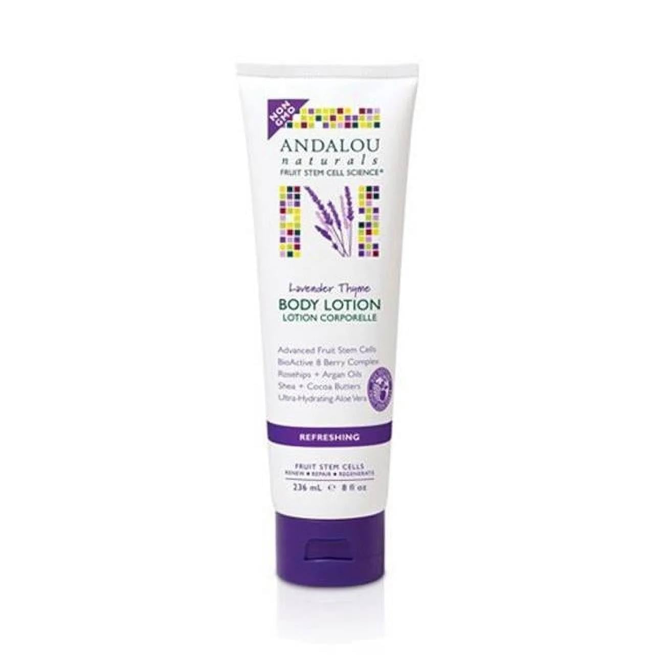Andalou Naturals Lavender Thyme Refreshing Body Lotion, 8 Ounce