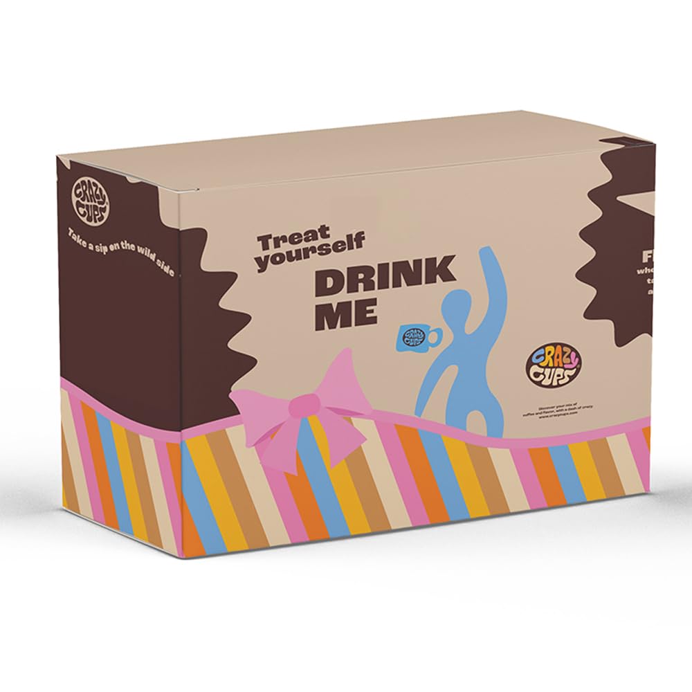 Crazy Cups Flavored Ground Decaf Peppermint Coffee, Decaffeinated Peppermint Mocha Coffee In 10 Oz Bag, For Brewing Flavored Hot Or Iced Coffee, (Pack Of 1)