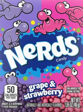 Nerds Grape And Strawberry Candy, 1.65 Ounce